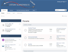 Tablet Screenshot of forum.vatsim-scandinavia.org
